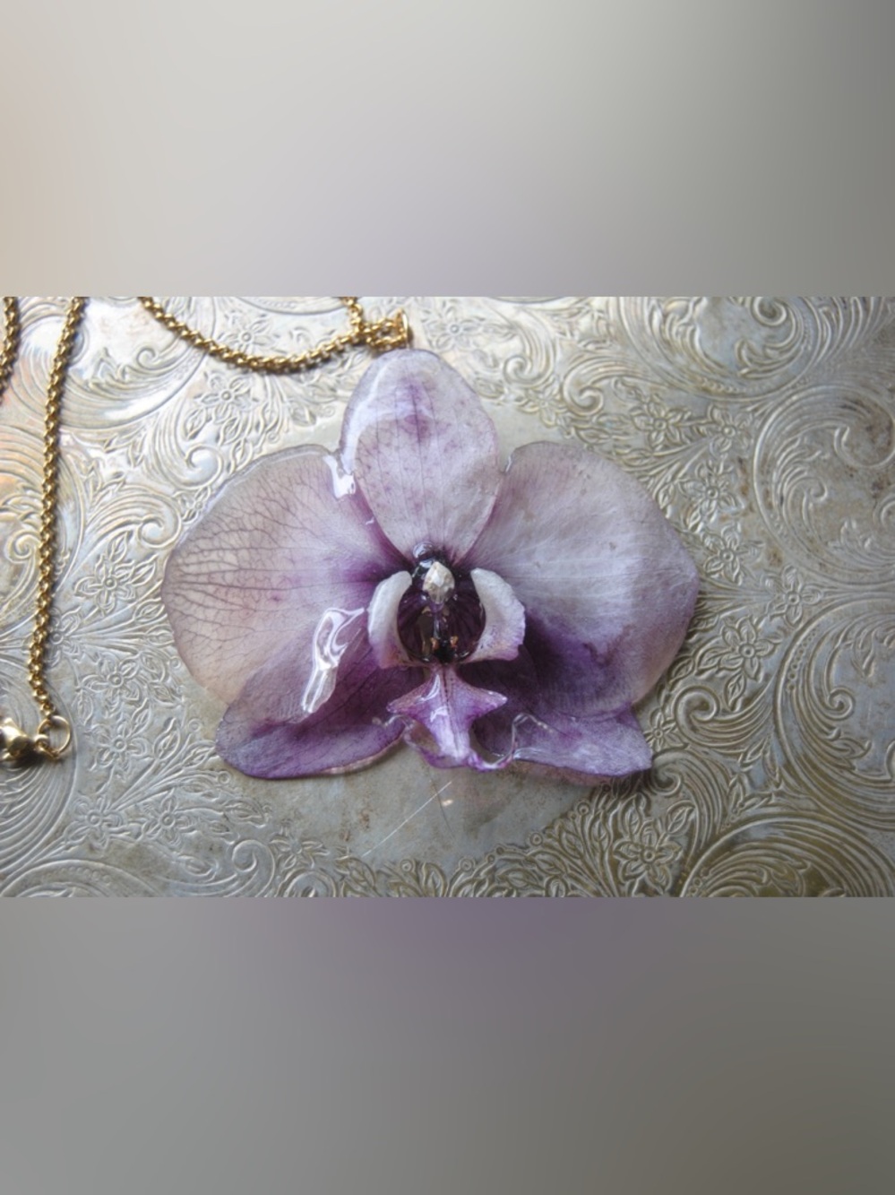 Orchid Necklace - Picture 2 of 4